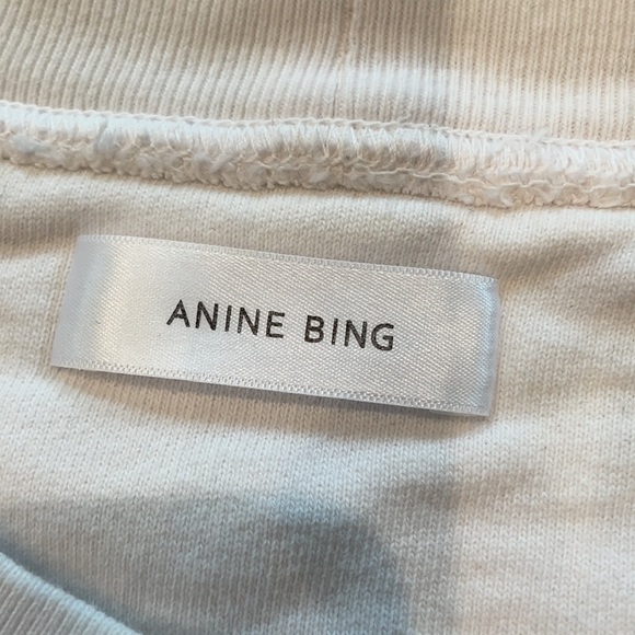 Anine Bing Sweater Ramona Monogram Sweatshirt - Picture 3 of 6